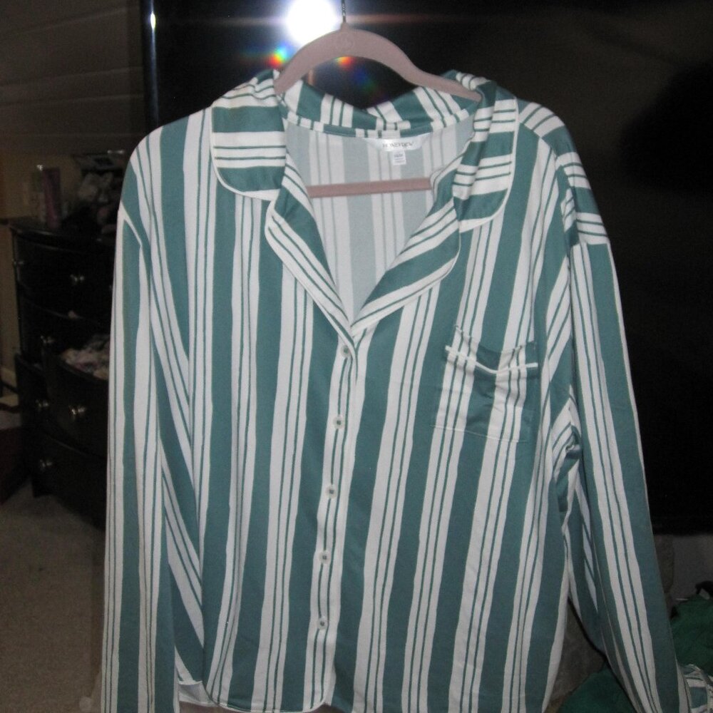 Honeydew Pajama Set Teal/Ivory